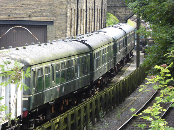 class 108 and 101 at Haworth
