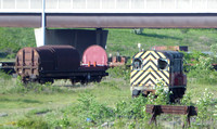 an unidentified 08 at Thornaby yard