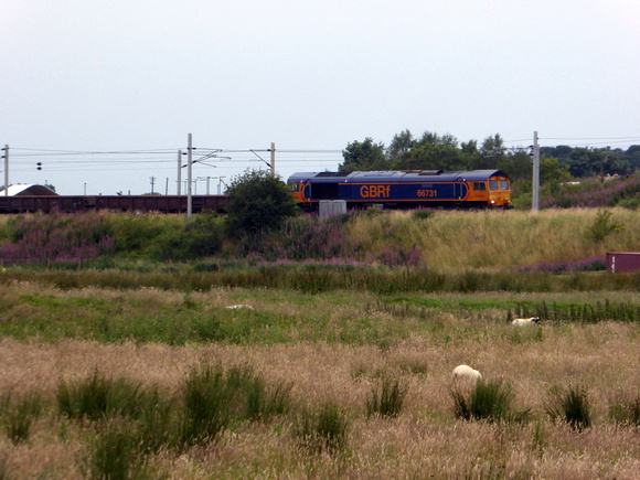 66731 at Carstairs East Junction