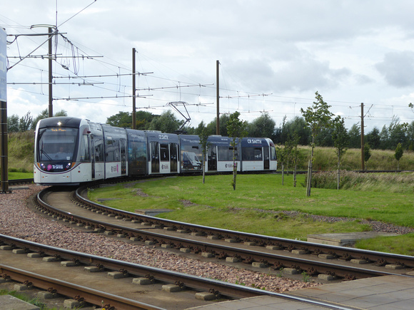 260 approaches Ingliston Park and Ride