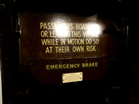 emergency brake notice on Coronation 1173