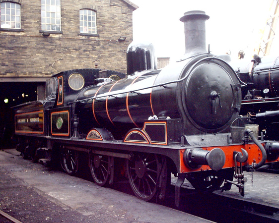 Lancaster and Yorkshire 957 at Hawworth