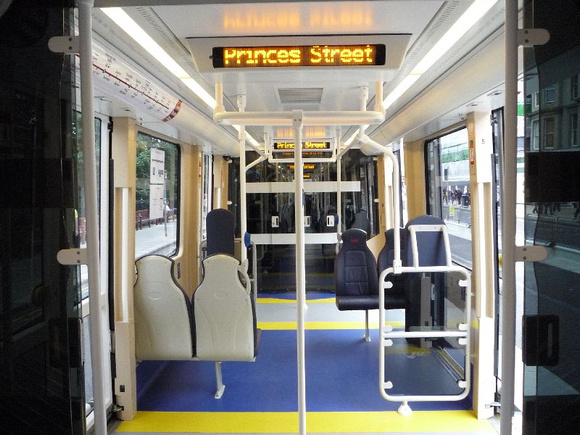Interior view of Tram 252
