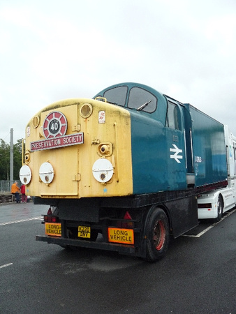 Class 40 cab at Kingmoor