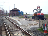 new platforms in the process of being built at Norbreck