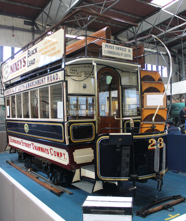 Edinburgh Horse Tram 23 at Scottish Bus Museum