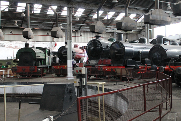 Steam Loco line up at Barrowhill
