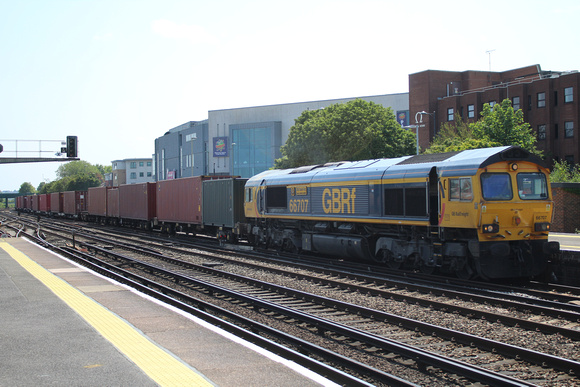 66707 at Eastleigh