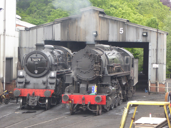 76079 and 6046 at Grosmont