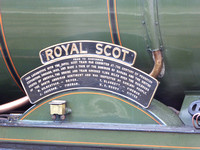 Royal Scot nameplate
