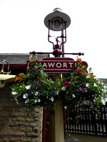 Station name board at Haworth