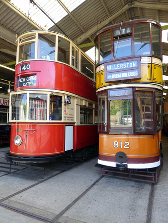 London 1622 and Glasgow 812 at Crich