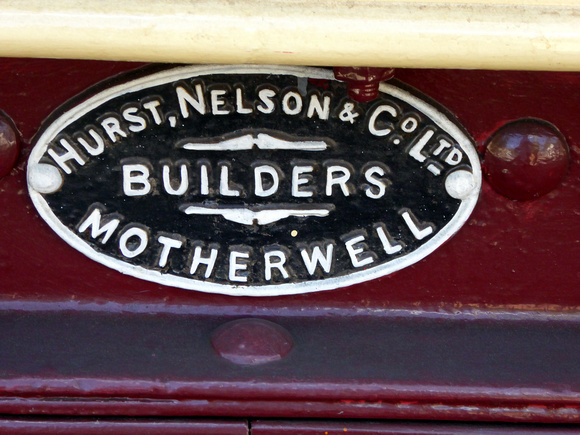 Glasgow 1068's builders plate