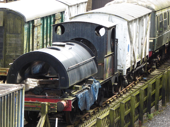 unidentified loco at Haworth yard