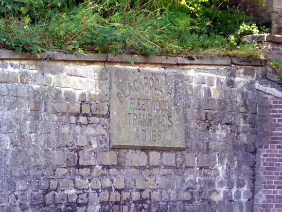 Blackpool and Fleetwood Tramroads plaque at Crich