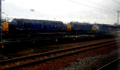 37601, 37607 and 68007 at Motherwell TMD
