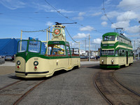 600 and 717 at Pleasure Beach
