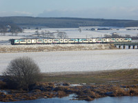 Class 350s at Carstairs
