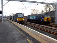 68016 and 57303 at Carstairs