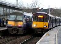 320413 & 320260+320401 at Partick