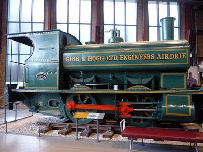 Gibb and Hogg Ltd loco at Summerlee