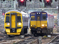 158734 and 314208 at Glasgow Central