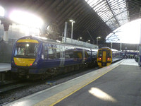 170416 and 158740 at Glasgow Queen Street
