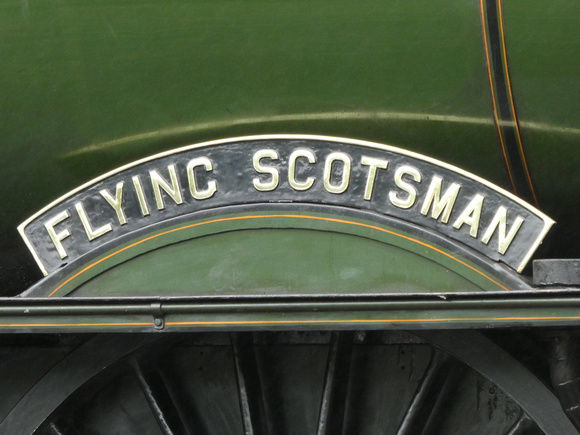 Flying Scotsman's nameplate