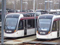 262 and 254 stabled at Gogar Depot