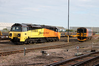 70803 and 153385 at Eastleigh