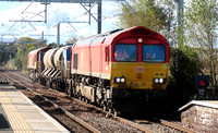 66182 tnt 66065 at West Calder