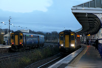 156508, 156509+156512 at Kilmarnock