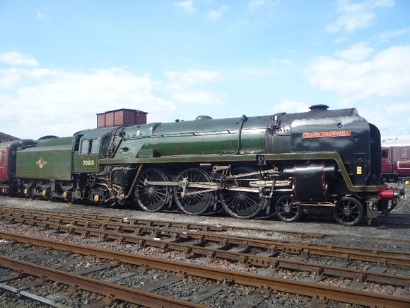 70013 'Oliver Cromwell' at Boness