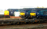 37038, 68016 and 68017 at Motherwell