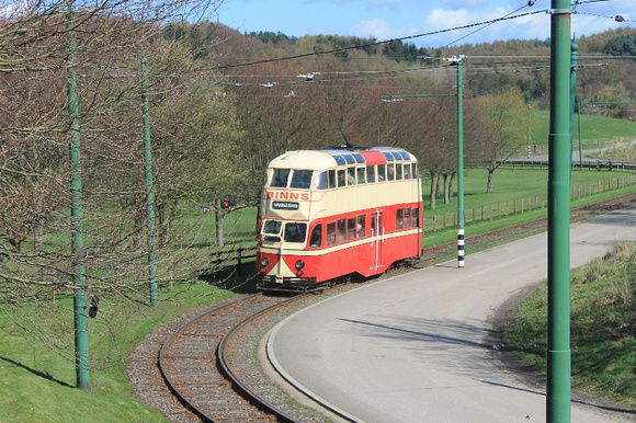 Sunderland 101 (Ex Blackpool Balloon 703) at Beamish