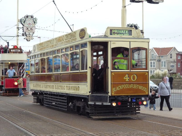 Fleetwood 40 and Marton 31 approach Pleasure Beach