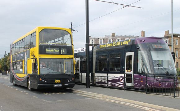 Flexity 015 at Fleetwood Ferry