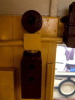 Control Equipment in Glasgow Subway Car 55's Motorman's Cab