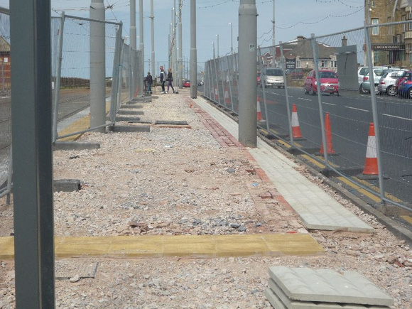 new platforms in the process of being built at Cabin