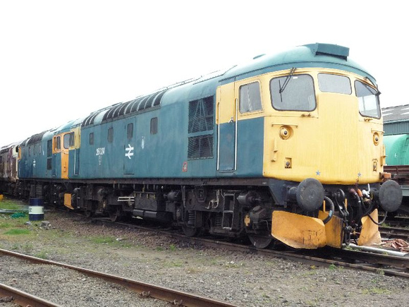 26024 stabled at Boness